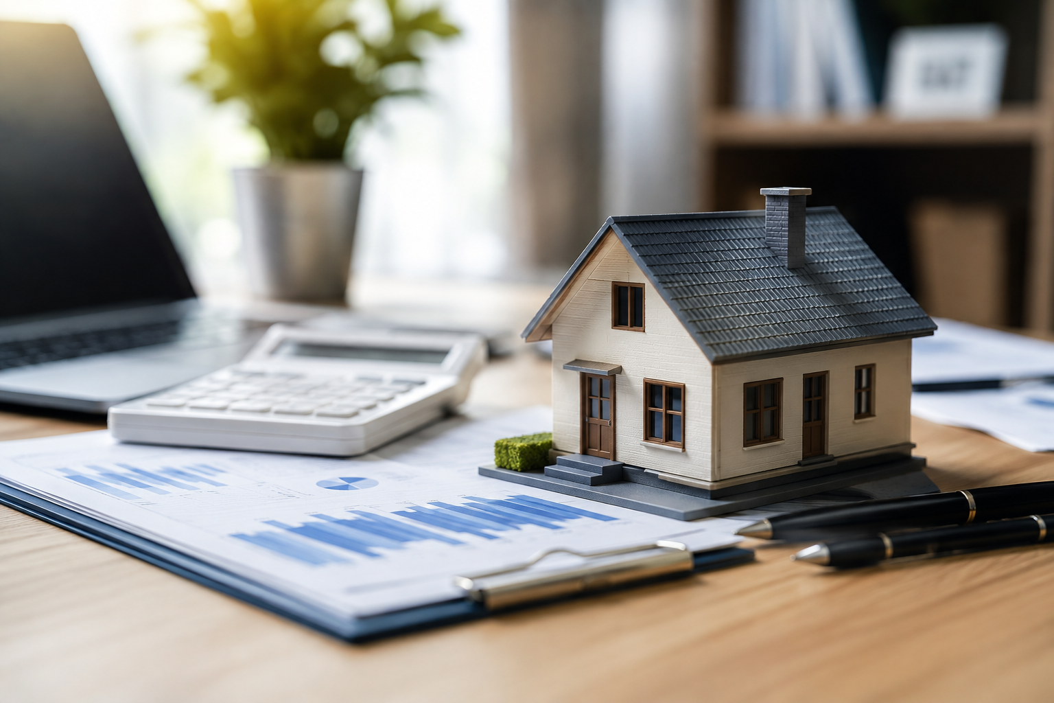 High-income professional reviewing financial profile