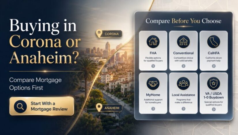 Buying in Corona or Anaheim