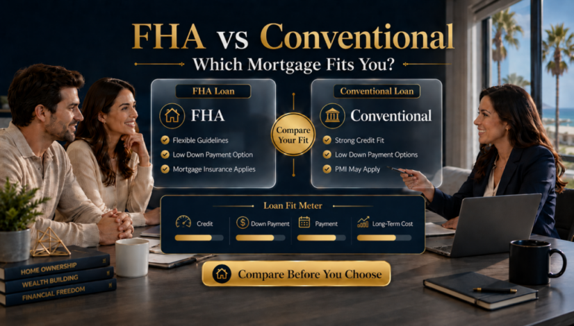 FHA vs Conventional Loans in California