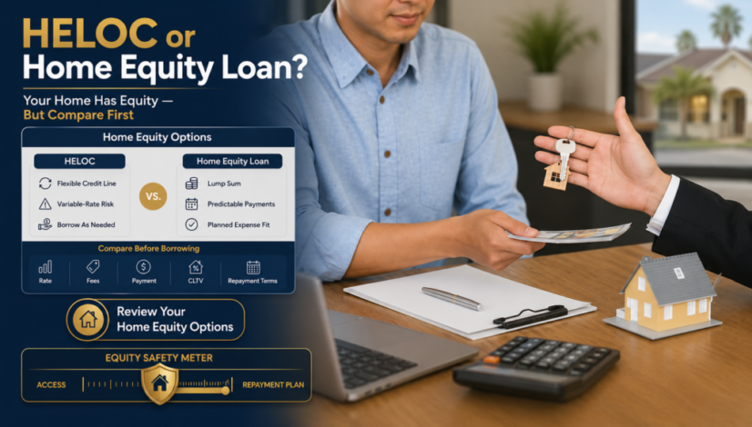 HELOC vs home equity loan Corona CA