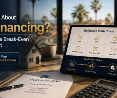 refinance break-even point California