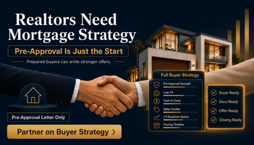 realtors mortgage strategy