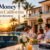 Real estate investor and contractor reviewing a renovation budget outside a California investment property
