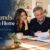 California homebuyer and her father reviewing mortgage gift-fund documents with a mortgage advisor